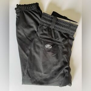 EUC Youth Rawlings black baseball/softball pants.